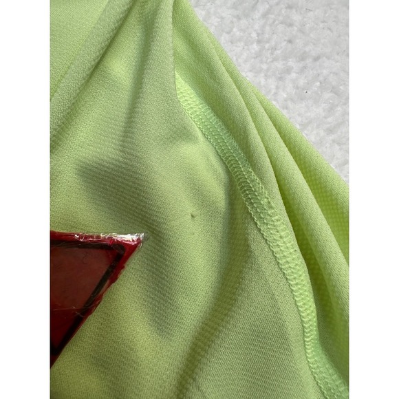 Lululemon Athletica Green Ruched Tank Top Athletic Built In Bra Size 6 - Picture 8 of 13